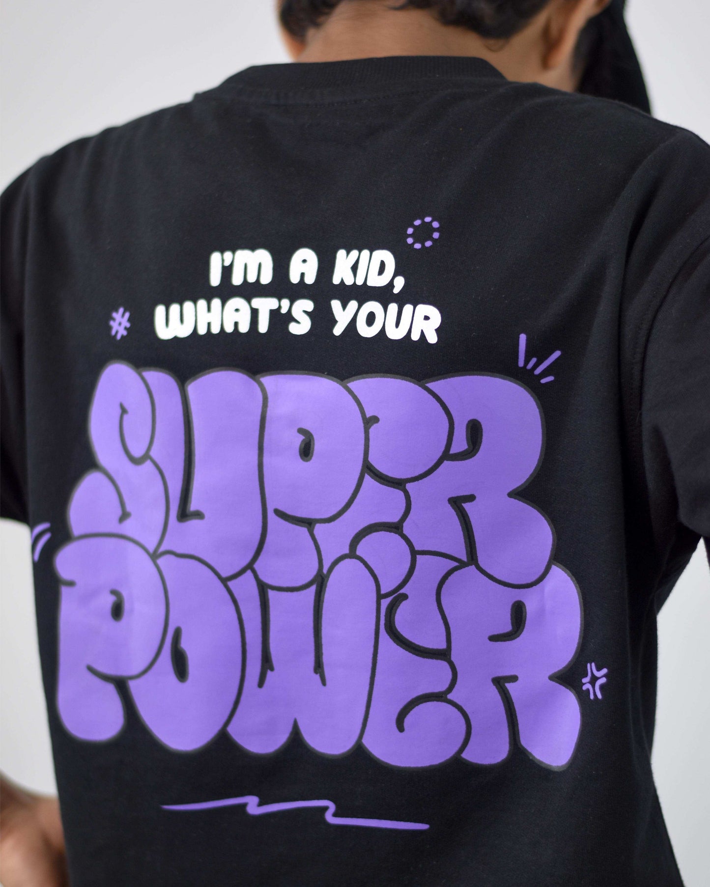 SuperKid Black Tee by Ichigo